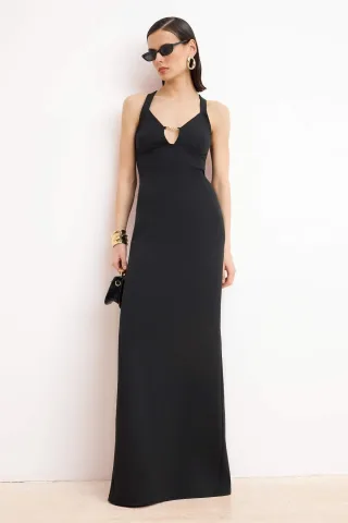 Damen-Maxikleider, ärmellos, elegant, für Abend und Ball
