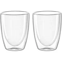 LEONARDO Gläser-Set DUO, 2-tlg., Borosilikatglas, doppelwandig, 2-teilig