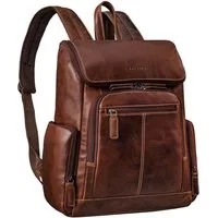 STILORD Notebook-Rucksack "Giacomo" Business Rucksack Leder Laptopfach 13 - 14 Zoll Herren Damen