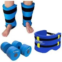 Sport-Thieme Schwimmgürtel Aqua-Fitness-Set, Ganzkörper-Training zur Stärkung des Herz-Kreislauf-Systems