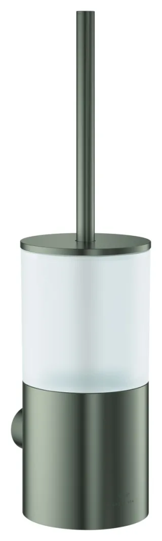 GROHE Toilettenbürstengarnitur Atrio 40892 Wandmontage satin steel, 40892MS0 40892MS0