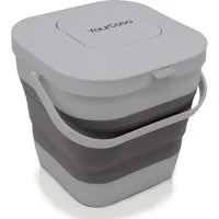YourCasa Biomülleimer YourCasa® Biomülleimer Küche klein 4L nachhaltig mit Akivkohlefilter, Fassungsvermögen 4L, nachhaltige Materialien