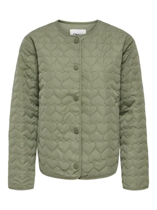 ONLY - ONLHEART QUILTED JACKET NOOS OTW Oil Green - Gr. - XL