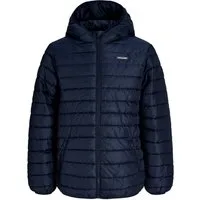 Jack & Jones Junior Steppjacke JJELVIS LIGHT PUFFER HOOD JNR Kunstfaser, regular fit