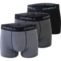 O'Neill Boxershorts Herren Boxer Plain Topline (3-St) mit Logo Webbund