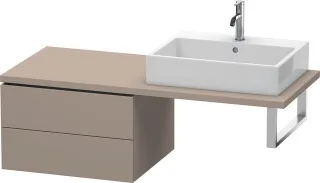 Duravit L-Cube Unterschrank für Konsole Basalt Matt 620x547x400 mm - LC583804343 LC583804343