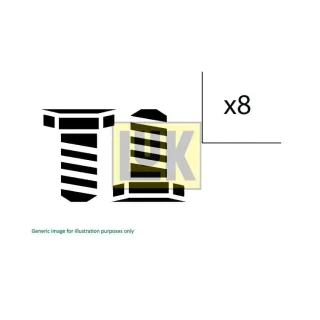 Luk Luk Schraubensatz f?r Schwungrad Citroen Fiat Ford Lancia Land Rover Peugeot Volvo