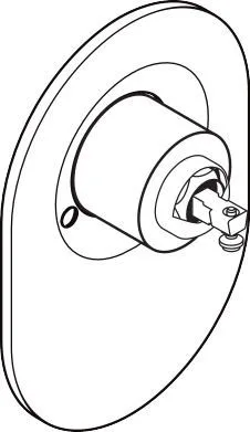 Hansgrohe Umrüstset Axor Terrano Kugel auf M3 Brausenmischer Unterputz satinox, 96384810 96384810