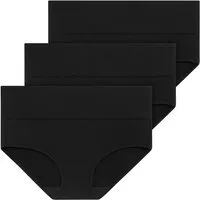 Jockey Slip Tummy Smoothing (3er Pack) mit Shapingeffekt, No-Roll-Bund, elastisch