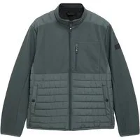 s.Oliver Funktionsjacke Outdoor-Jacke Leicht wattierte Jacke im Fabricmix mit sportiven Details