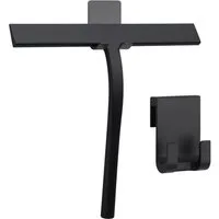 Kincmax Duschabzieher KincMax Edelstahl Duschabzieher Größe S, Silikon, schwarz