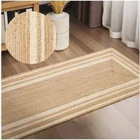 HANSE Home Teppich Looma Juteteppich, rechteckig, Höhe: 7 mm, Handgewebt, Jute Naturteppich, Boho, Wohnzimmer, Schlafzimmer