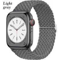 Widmann-Shop Smartwatch-Armband Nylon Loop Armband Apple Watch Band Series Ultra SE 11 10 9 8, Nylon, alle Größen