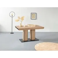 HELA Säulen-Esstisch, Synchronauszug 140-180-220cm