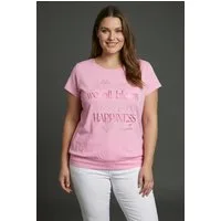 KangaROOS T-Shirt Figurumspielende Passform, breiter Bund am Saum, große Größen