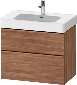 Duravit D-Neo Waschtischunterbau wandhängend Nussbaum Matt 784x452x625 mm - DE4377004790000 DE4377004790000