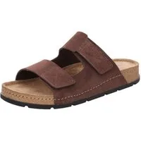 Rohde SOAVE Pantolette Sommerschuh, Hausschuh, Klettschuh mit Softfußbett