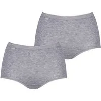 sloggi Midislip Basic (2-St) Midi-slip panty-s shorts