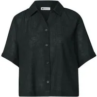 STREET ONE Langarmbluse LTD QR buttoned shirtcollar bl