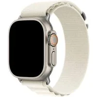 SmartUP Smartwatch-Armband für Apple Watch 11-1 / SE Ultra /3 Titan Alpine Nylon Ersatzband Sport, kompatibel mit allen Apple Watch Modellen, atmungsaktives Nylon