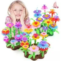 GD IMPORT Steckspielzeug Joyage Blumen Feinmotorik-Spielzeug – 222 Teile Montessori ab 3 Jahren, (224-tlg)