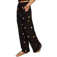 Love & Roses Strandhose Love & Roses Strandhose mit weitem Bein (1-tlg)