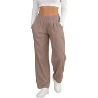Mississhop Haremshose Damen Baumwolle Aladinhose Unifarbe Hose Sommerhose M.297