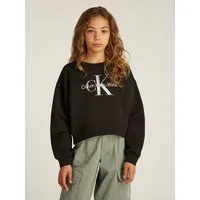 Calvin Klein Jeans Sweatshirt GLITTER MONOLOGO CN SWEATSHIRT für Kinder bis 16 Jahre mit Logoschriftzug