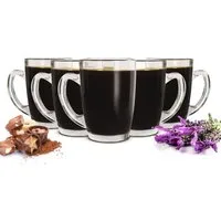 Sendez Espressoglas 6 Espresso Gläser 90ml Espressotassen Tasse Espressoglas Kaffeegläser, 6-tlg., Glas