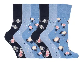 Gentle Grip - 6 Paar Damen Gentle Grip nicht elastische Socken - SOLRH177