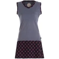 Vishes Sommerkleid Damen Sommerkleid Armlos Sternchen-Kleid Tunika-Kleid T-Shirtkleid Boho, Goa, Guru Style