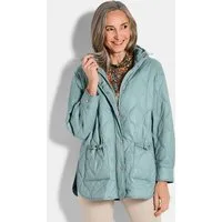 GOLDNER Steppjacke Stilvolle Übergangsjacke mit Kapuze Winterjacke mit Knöpfen, Reißverschluss, Taschen und Langarm