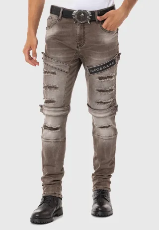 Cipo & Baxx 5-Pocket-Jeans "Jeans" im destroyed Look