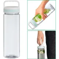 Xavax Trinkflasche To-Go Trinkflasche Henkel Wasserflasche 900ml, Wasser Flasche Auslaufsicher BPA-frei Freizeit Sport Gym Outdoor