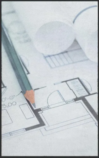 Fussmatte Architekt 7180 | Größe: 60 cm x 90 cm