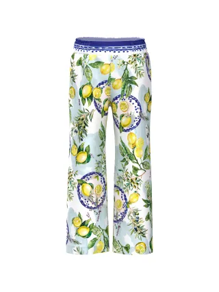 Marc Cain Additions - Bedruckte Hose WASHINGTON white - Gr. - 36