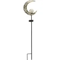 Northpoint LED Solarleuchte Gartenstab Solarstecker Außenbereich mit Dämmerungssensor