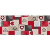 texpot Tischdecke PVC Wachstuch Herz abwischbar Wachstuchtischdecke (1-tlg)