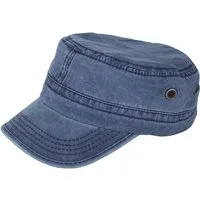 MIRROSI Army Cap Military Cap aus reinem Baumwolle mit Shirm used Look (Outdor Cap, Feldmütze, Kappe) Used Look, Atmungsaktiv, Einheitsgröße, Unisex, Damen Herren