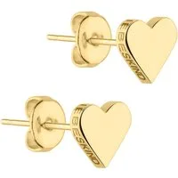 Liebeskind Berlin Paar Ohrstecker Schmuck Geschenk Edelstahl Ohrringe Herz