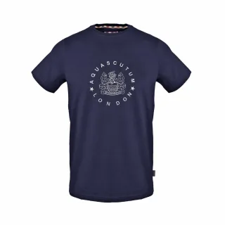 Aquascutum - T-Shirt für Herren, Regulär (Marine)