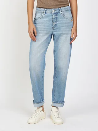 GANG Damen 94THELMA - comfort straight fit Jeans summer vibes