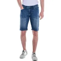 Engbers Bermudas Herren Jeans-Shorts regular, Mittelblau