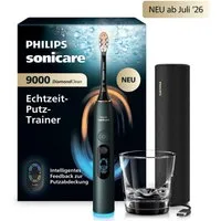 Philips Sonicare Elektrische Zahnbürste DiamondClean 9000 HX9213, Aufsteckbürsten: 1 St., mit Smart-Sensoren und 7 Putzprogrammen, inkl. Reiseladeetui