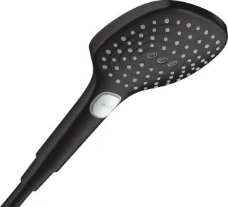 Hansgrohe Handbrause Raindance Select E 120 3jet EcoSmart+ mattschwarz, 28729670 28729670