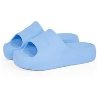 Tommy Jeans TJW CHUNKY POOL SLIDE ESS Pantolette, Plateau, Sommerschuh, Schlupfschuh, Bequemschuh, Logoschriftzug