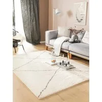 benuta Hochflor-Teppich Benno, rechteckig, Höhe: 21 mm, Teppich Wohnzimmer, Schlafzimmer, Esszimmer, Flur, Kunstfaser, Cozy