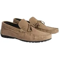 Desa Herren-Slipper – Obermaterial aus Wildleder, Textilfutter, flacher Ab Loafer