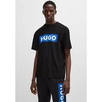 HUGO T-Shirt Nico mit großem Logo-Print, Unisex