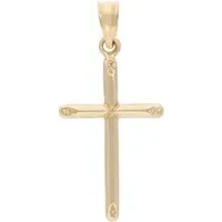 Firetti Kettenanhänger Schmuck Geschenk Gold 375 Halsschmuck Anhänger Kreuz
